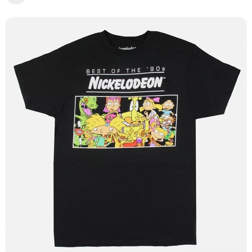 Nickelodeon Best of the 90’s black short sleeve T-Shirt Large